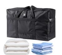 Sac Duffle Bag | capacité, pliable et avec poignée - Sac de rangement pour le w nd de nuit,Convient pour les vêtements, les couvertures, les chaussures, les décorations, et la garde-robe, les