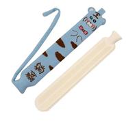 Sac 'eau chaude avec couvercle, Sac 'eau chaude pour l'hiver | ' hiver avec sac ' de 2 litres de long - Chauffe-mains de grande capacité avec couverture maladie