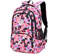 Sac Ecole Fille, Cartable Filles Primaire Léger Imperméable et de Grande Capacité, Sac à Dos Enfants Adolescentes pour ordinateur Portable 5-12 Années