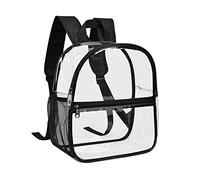 Sac Ecole, Mini Sac à Dos Clair approuvé par Stade de Sac à Dos Transparent de Preuve de l'eau pour l'événement Sportif de Travail