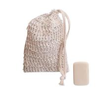 Sac économiseur de savon - Sac exfoliant naturel, sac en maille écologique | Accessoire exfoliant doux pour la peau, éponges à récurer idéales pour plus de mousse, stockage à séchage rapide, douche et