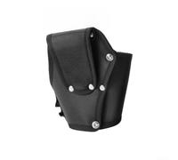 Sac électrique 3D en nylon épais avec rivet renforcé, profil de forage, ceinture pour outils électriques pour le travail du bois, pochette de 5 cm, élastique, support inclus, noir (A)