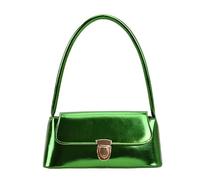 Sac élégant sous le bras pour femmes Sacs à bandoulière légers PU Sac à main Satchel Sac à bandoulière pour l'école, vert