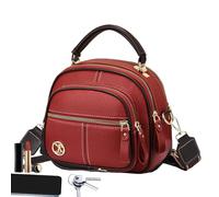 Sac en cuir multifonction - Sac à bandoulière pour femme à la mode, grand sac fourre-tout | Sac d'utilitaire de voyage avec compartiments, sangle réglable - organisateur de messager pour la vie