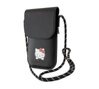 Sac en cuir noir Hello Kitty Daydreaming