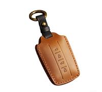 Sac en cuir pour clés de voiture Great Wall pour WEY Tank 300 GT Absorption efficace des chocs et résistance aux chutes (marron)