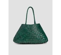 Sac En Cuir Tressé Vert Dragon Diffusion Santa Croce Big 8892-for