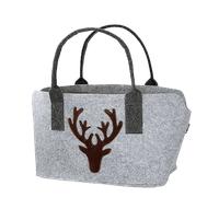 Sac en feutre cerf Gilde Gris foncé Cerf brun clair