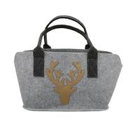 Sac en feutre Gilde cerf liège Gris clair