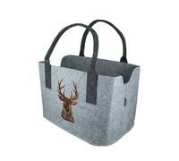 Sac en feutre Gilde tête de cerf Gris foncé