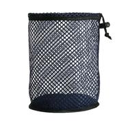 Sac en filet de golf, sac à balles en filet - Sac en nylon avec cordon de serrage et boucle de cordon,Sac de rangement en polyester pour organisateur de chariot de golf et étiquette identifiée