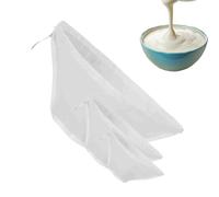 Sac En Filet De Lait De Noix,sac Passoire En Maille,filtre Lait Végétal Reutilisable,Sac En Tissu À Fromage En Maille De Nylon Fin,Sac En Filet De Presse À Légumes,pour Filtrer Thé,les Jus De Fruits