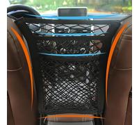 Sac en Filet de Voiture à 3 Couches pour Dossier, Porte de Sécurité pour Enfant à l'Arrière, Porte-Mouchoirs pour Bagages, Rangement du Conducteur