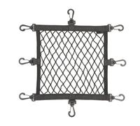 Sac en Filet élastique pour Casques de Moto, Facile à Installer/à Retirer pour Une Fixation Rapide du Casque sur n'importe Quelle Moto + Sac à Boucle en D pour des Articles Supplémentaires,
