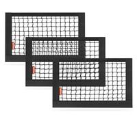 Sac en Filet Universel avec Fermeture Scratch 20cm x 30cm Sac de Rangement Multi-Usage Fixation Siège Arrière Organisateur de Rangement Mural avec Fermeture Scratch Accessoires de Voiture 3 Pcs