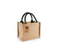 - Sac en jute (6 litres) (Taille unique) (Naturel/Rouge vif) - UTBC2791