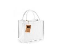 - Sac en jute (6 litres) (Taille unique) (Naturel/Vert forêt) - UTBC2791