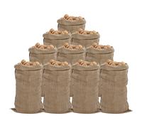Sacs en jute 10 pcs 65x135 cm 100 % jute 340 g m² Or G