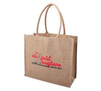 Sac en jute Le Petit Vingtième Tintin et Milou 45x18x40cm Rouge (04257)
