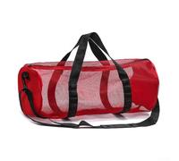 Sac en maille à séchage rapide pour équipement de plongée sous-marine et jouets de plage, conçu pour le confort et la commodité (rouge)