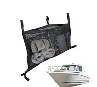 Sac en maille pour bateau | Organiseur de matériel de survie avec 3 divisions pour sorties en famille, kayak, plongée, rafting