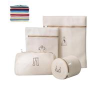 Sac en maille pour le linge - Sac de machine à laver avec fermeture éclair - Sac de rangement de voyage - Sac de lavage pour chemises, pulls, manteaux, jeans, sous-vêtements, vêtements de bébé