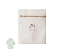 Sac en maille pour le linge - Sac de machine à laver avec fermeture éclair - Sac de rangement de voyage - Sac de lavage pour chemises, pulls, manteaux, jeans, sous-vêtements, vêtements de bébé