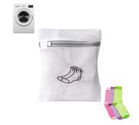 Sac en maille pour le linge - Sac de machine à laver avec fermeture éclair - Sac de rangement de voyage - Sac de lavage pour chemises, pulls, manteaux, jeans, sous-vêtements, vêtements de bébé