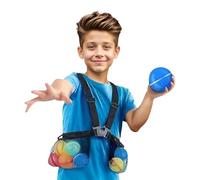 Sac en maille pour tout-petits, garçons, filles, ballons d'eau, sac de rangement, avec sangle de transport, sac à balle, sac de plage, sac de sport, sac de collection, pour plage, piscine, vacances