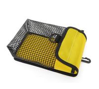 Sac En Maille Robuste En Nylon Durable 20x13x7.3cm,Rouge Jaune Noir,Marqueur De Sécurité,Porte-Bouée,Sacs De Sport,Sac De Roue De Ligne De Plongée - Type Yellow-Big Hole