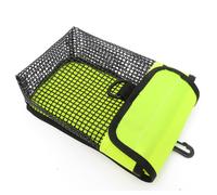 Sac En Maille Robuste En Nylon Durable 20x13x7.3cm,Rouge Jaune Noir,Marqueur De Sécurité,Porte-Bouée,Sacs De Sport,Sac De Roue De Ligne De Plongée - Type Green-Big Hole