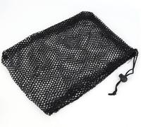 Sac en nylon noir à cordon de serrage, rangement pour balles de tennis, balles de golf, grand sac à cordon de serrage