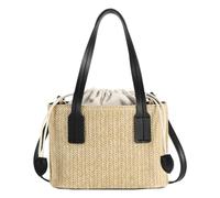 Sac en Paille Tote - Pochette Légère Et Esthétique - Sac à Bandoulière en Paille Élégant pour Femme,pour le Voyage le Shopping le Quotidien les Vacances la Piscine la Croisière les Déplacements