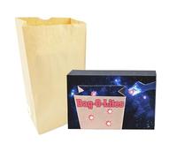 Sac en papier avec tours de magie de la lumière des doigts, tours de magie pour les doigts - Jouet de poche Gimmick Illusions pour les vacances