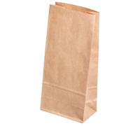 Sac En Papier Brun, Convient P. Aliments, 11x6x22,5cm, 6 Pièces