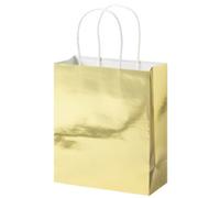 Sac en papier DORÉ SCINTILLANT, taille: M