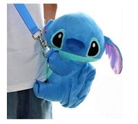 Sac en peluche Stitch Mini sac d'école pour enfants, sac en peluche, sac d'école en peluche 3D avec animal de dessin animé, bleu1