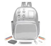Sac En PU Mignon Pochette de Rangement Esthétique avec Tableau d'Épingles