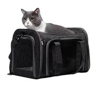 Sac en respirant de 45 cm, harnais sûr et réglable pour chiens et chats | Paquet pratique pour le transport d'animaux à mains libres, campings