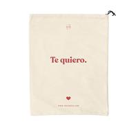 Sac en tissu cadeau « Je t'aime » Sac 100% coton naturel, sac réutilisable