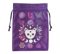 Sac en tissu de tarot - Sac de rangement avec cordon | Sac à dés et tarot en velours multifonctionnel | Titulaire de la carte de tarot | Sacs à bijoux pour cartes Oracle | Sacs, Ztd05-violet, Consulte