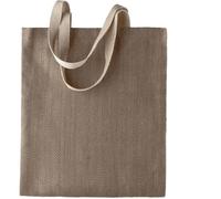 Sac en toile de jute - KIMOOD - KI0226 - 100% naturel - 16 L - Anses longues en coton