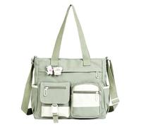Sac en toile imperméable robuste avec beaucoup d'espace de rangement pour | Compagnon pratique pour l'école, le travail et les loisirs avec fermeture sécurisée