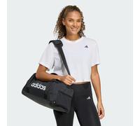 adidas Mixte Essentials Linear Duffel Bag, Black/Black/White, S