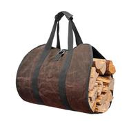 Sac en toile pour bois de chauffage - Grand sac de rangement pliable multifonction pour bois de chauffage - Sac de transport en toile pour bois de chauffage - Sac en bois lourd pour foyers, barbecue