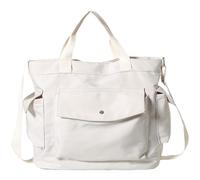 Sac en toile pour femme - Bandoulière simple - Grande capacité - Bandoulière décontractée - Poignée supérieure - Pour faire du shopping - Pour femme - Bandoulière en toile - Grande capacité - Pour