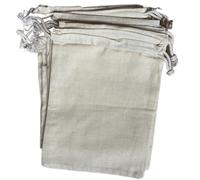 Sac En Toile Sac de rangement à cordon en coton, 20/30/50/100 pièces, for emballage cadeau, fête de noël, mariage, emballage artisanal, pochettes unies(30 pcs,20x25cm)