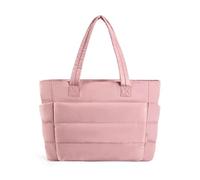 Sac En Toile Sac Fourre-tout For Femmes Loisirs Mode À Bandoulière Simple Maman Sortir Grande Capacité Voyage Fitness Main(LightPink)