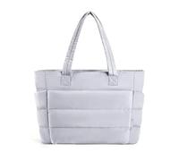 Sac En Toile Sac Fourre-tout For Femmes Loisirs Mode À Bandoulière Simple Maman Sortir Grande Capacité Voyage Fitness Main(Light Grey)