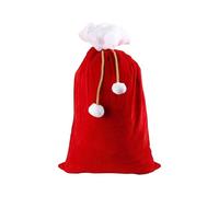 Sac en velours - Sac de Père Noël de 95 g | Décorations de Noël - Design de rangement luxueux avec cordon de serrage adapté aux sacs cadeaux utilitaires en velours doré épaissi